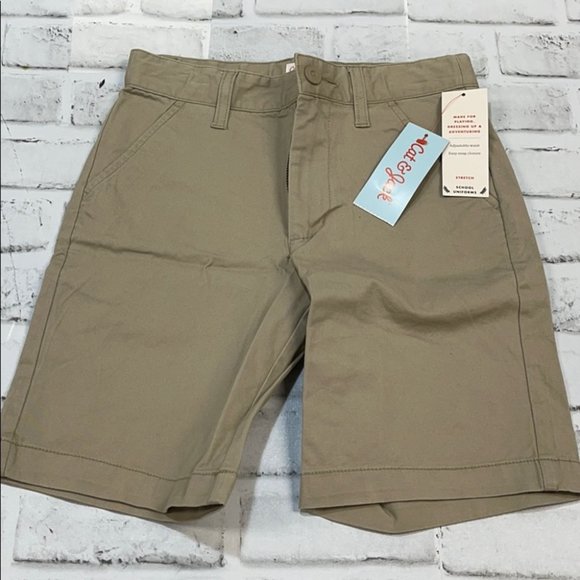 Cat Jack School Uniform Shorts Khaki 